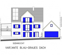 Oberpfälzer Haus Dachvariante Grau