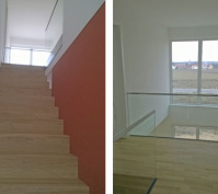 Einfamilienhaus Mit Flachdach Und Einliegerwohnung Sünching, Treppe Und Galerie