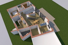 Neubau Einfamilienhaus in Thalmassing, Landkreis Regensburg, Planung Grundriss