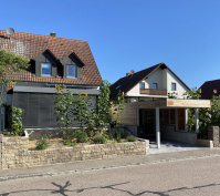 Sanierung Doppelhaushälfte In Alteglofsheim, Lkr. Regensburg, Aussenansicht Nachher