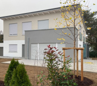 Neubau Einfamilienhaus In Barbing, Lkr. Regensburg, Aussenansicht Fertiggestellt