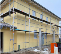 Neubau Eines Einfamilienhauses In Regenstauf Steinsberg, Landkreis Regensburg, Aussenansicht Voranstrich