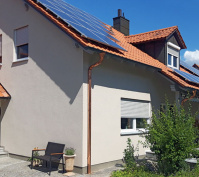 Sanierung Eines Einfamilienhauses Mit Energetischer Instandsetzung, Oberisling, Landkreis Regensburg, Umsetzung Fassade