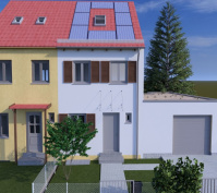 Sanierung Eines Reihenendhauses Baujahr 1965 In Regensburg Stadtteil Kumpfmühl-Ziegetsdorf-Neuprüll, Ausstattung: Pv-Anlage