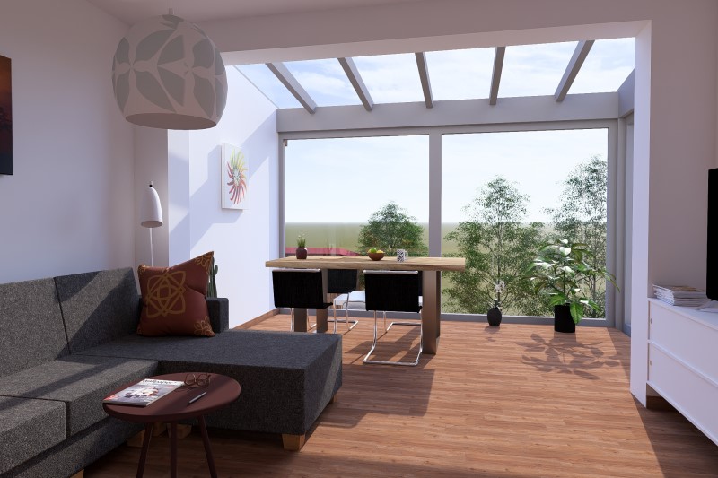 Sanierung eines Reihenendhauses Baujahr 1965 in Regensburg Stadtteil Kumpfmühl-Ziegetsdorf-Neuprüll, Ausstattung: PV-Anlage