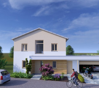 Neubau Eines Individuellen Einfamilienhauses Ohne Keller In Barbing, Ortsteil Sarching, Landkreis Regensburg Technische Ausstattung: Luft-Wärmepumpe, Zentrale Lüftungsanlage, Photovoltaik-Anlage Mit Batteriespeicher, Klimaanlage