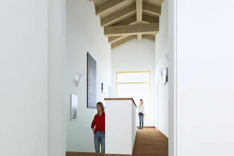 Neubau eines individuellen Einfamilienhauses ohne Keller in Barbing, Ortsteil Sarching, Landkreis Regensburg Technische Ausstattung: Luft-Wärmepumpe, zentrale Lüftungsanlage, Photovoltaik-Anlage mit Batteriespeicher, Klimaanlage