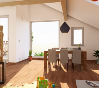 Dachgeschossausbau Eines Einfamilienhauses In Thalmassing, Landkreis Regensburg Technische Ausstattung: Luft-Wärmepumpe, Zentrale Lüftungsanlage, Photovoltaik-Anlage Mit Batteriespeicher, Klimaanlage