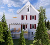 Sanierung Eines Einfamilienhauses In Der Innenstadt Von Regensburg, Baujahr 1899 Technische Ausstattung: Luft-Wärmepumpe, Fassadensanierung Mit Sanierputz, Wandsanierung Mit Kupferleitungssystem Großeschmidt