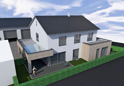 Neubau eines Einfamilienhauses in Barbing, Landkreis Regensburg