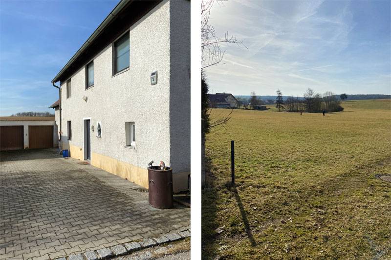 Neubau eines Einfamilienhauses in Regenstauf Steinsberg, Landkreis Regensburg, Lage